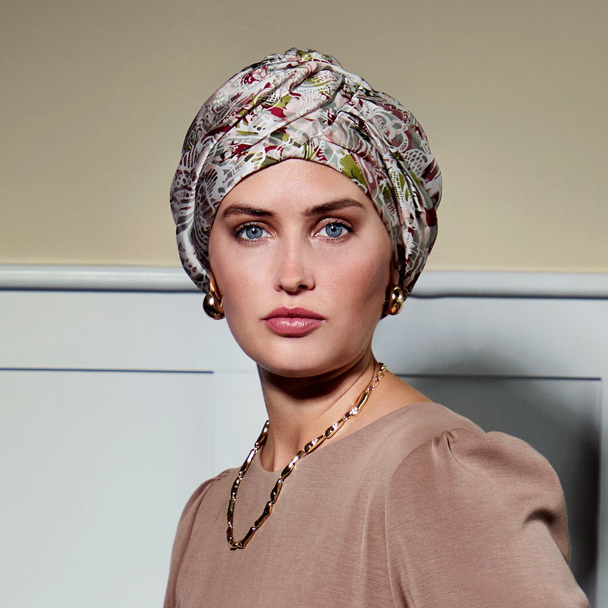 HocCiana Turban - Funky Lace - Rose