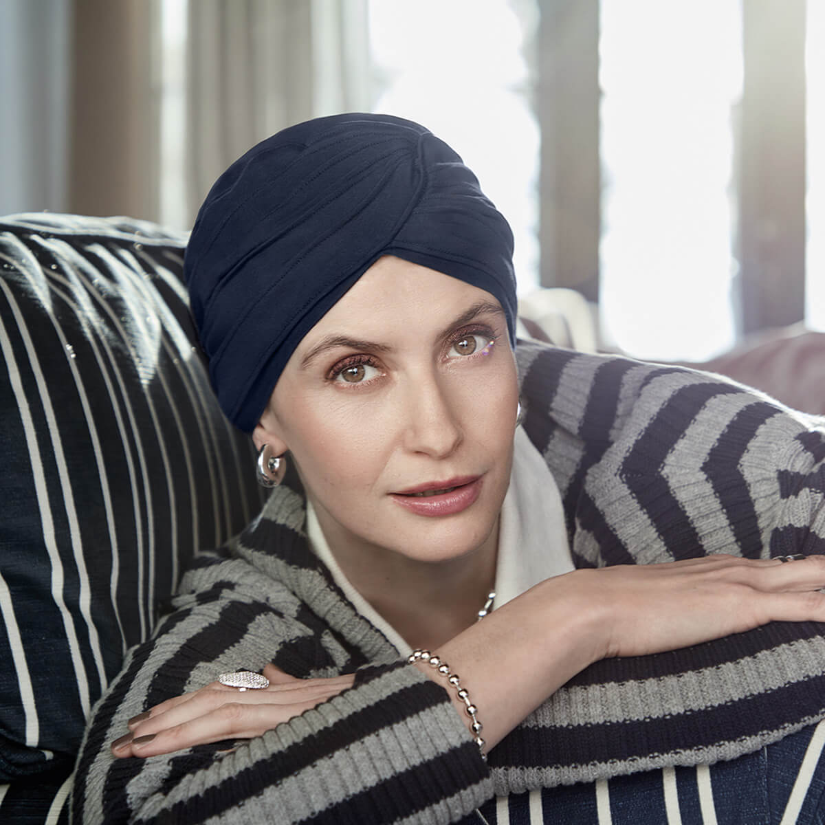 HocMisa Turban - Black Iris