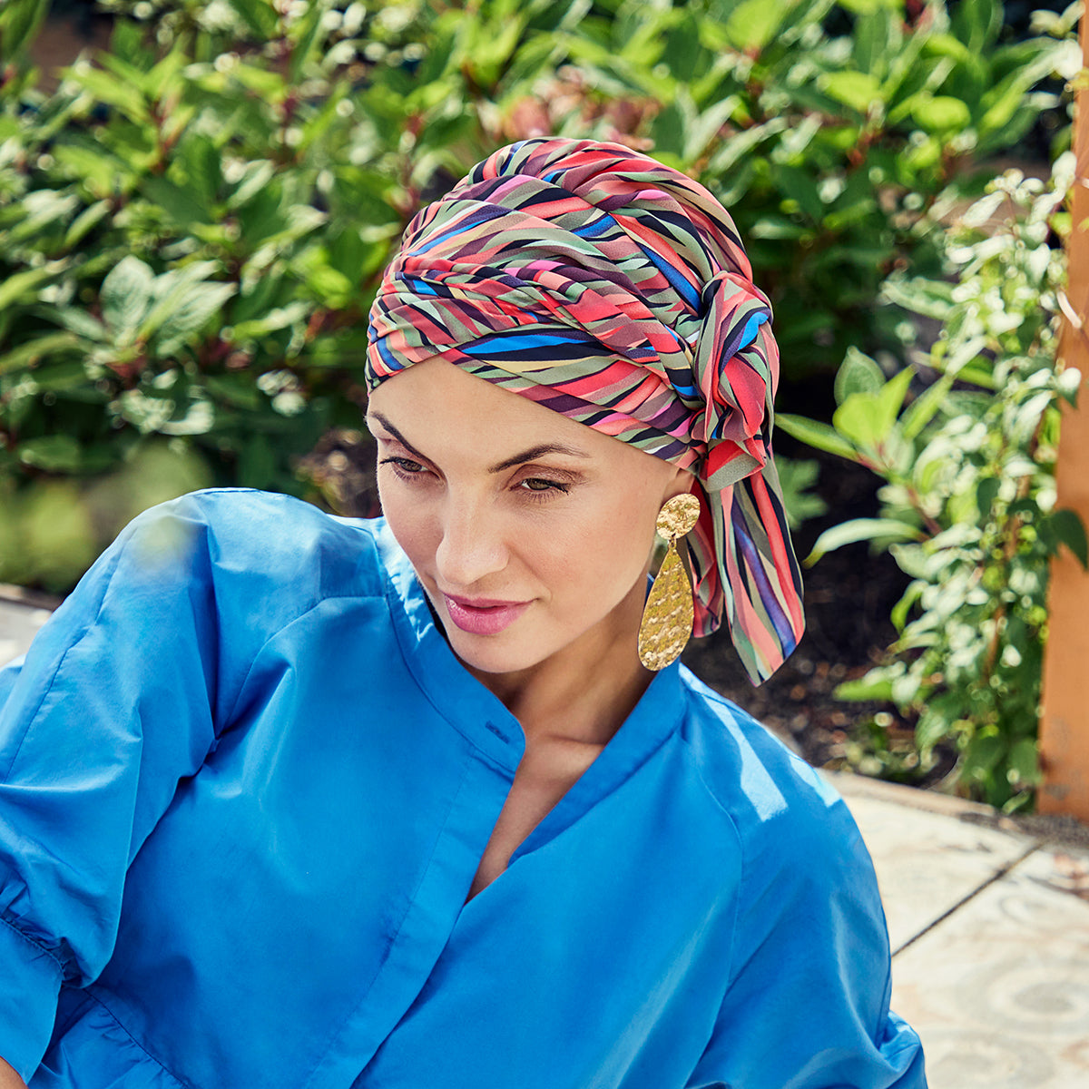 HocJuvela Boho Turban Set - Sunset Tribal