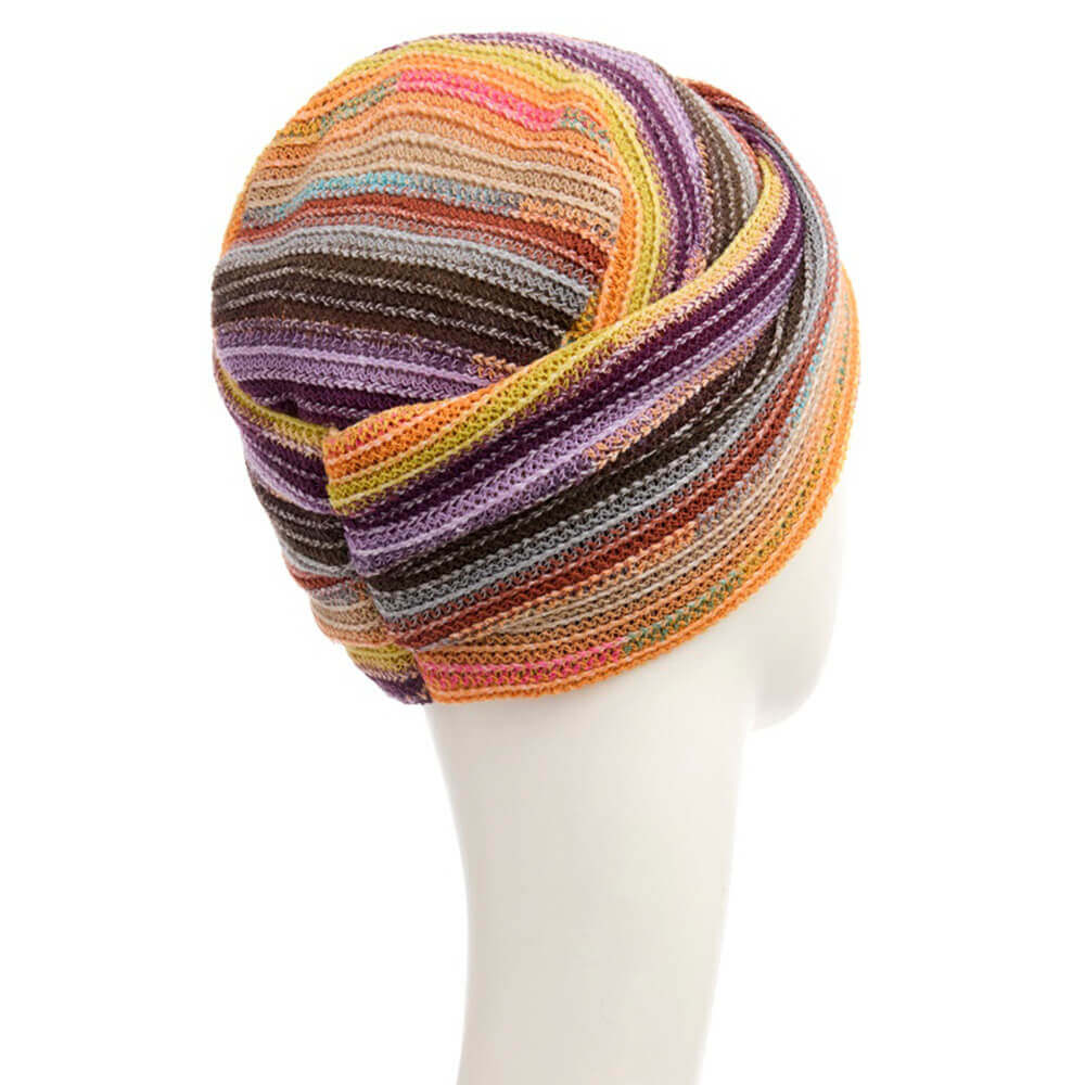 Moderne turban hue i mange friske farver