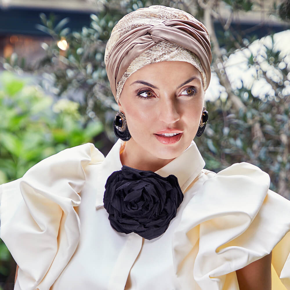 Avalon Turban, Glittery Garden