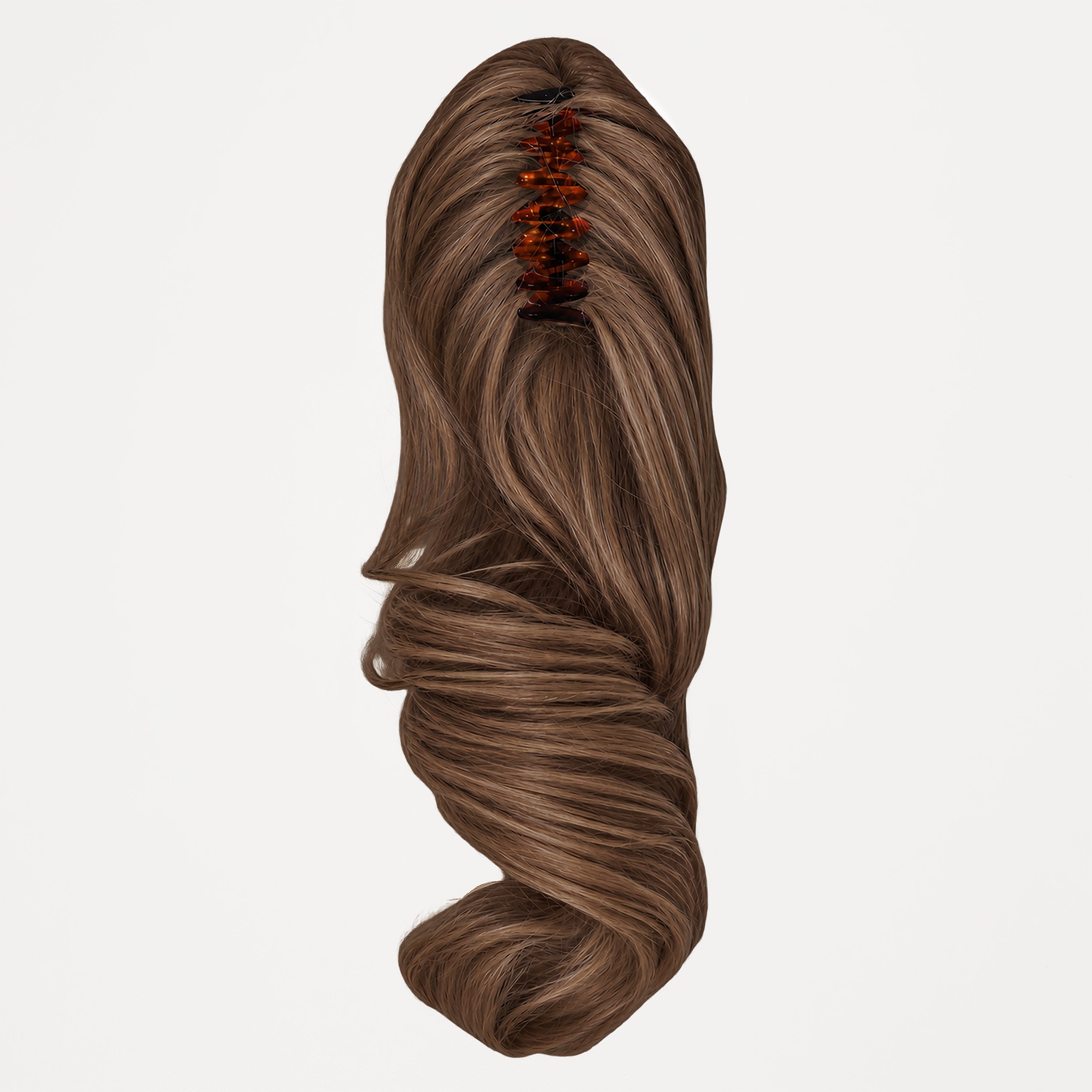 Frizzante hestehale extension med klemme - Bernstein Mix