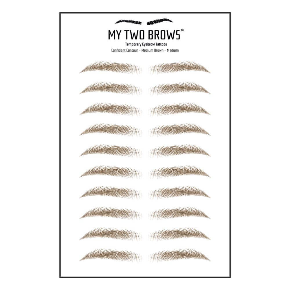 Confident Contour My Two Brows Øjenbrynstatoveringer