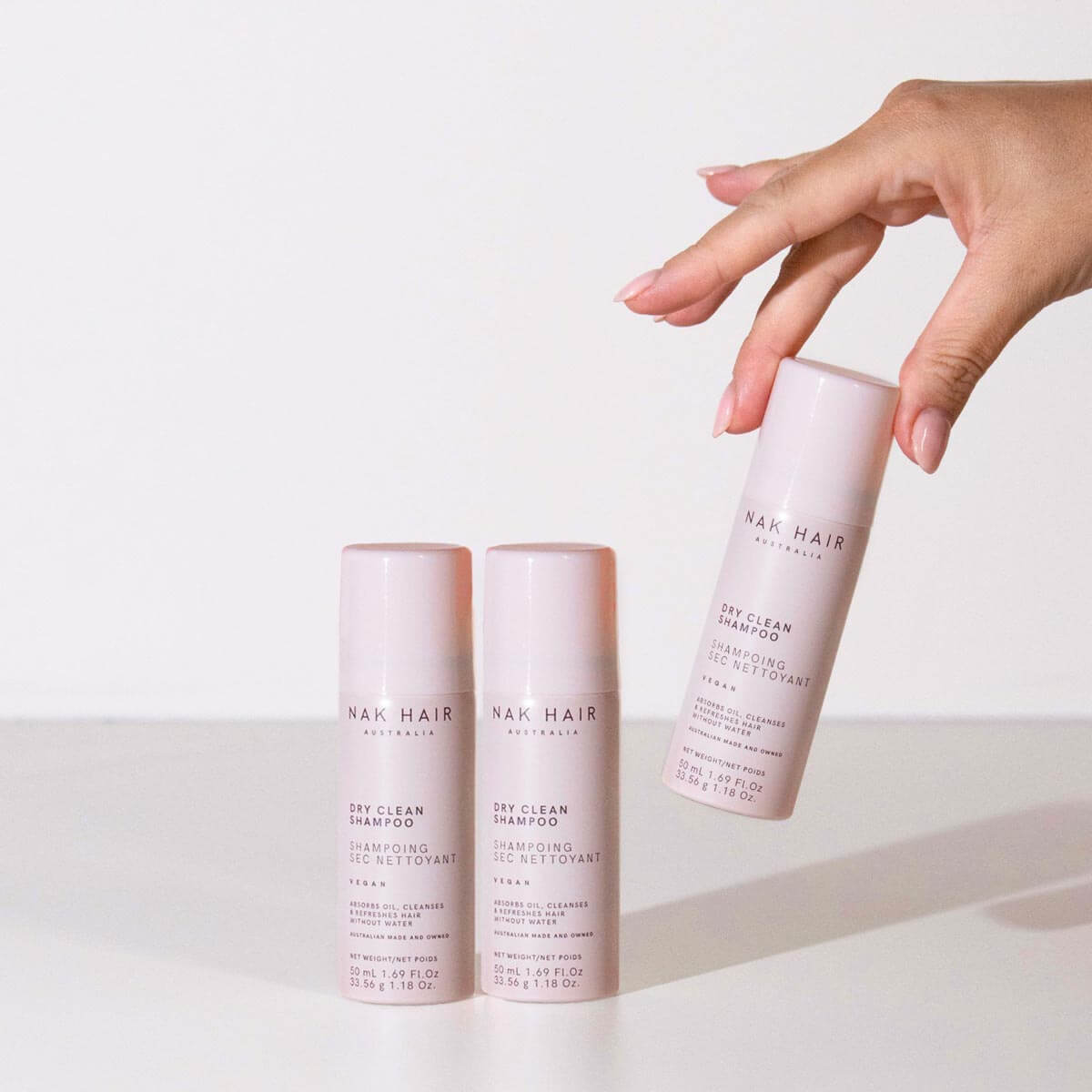 NAK Hair Dry Clean Shampoo rejseudgave 50ml