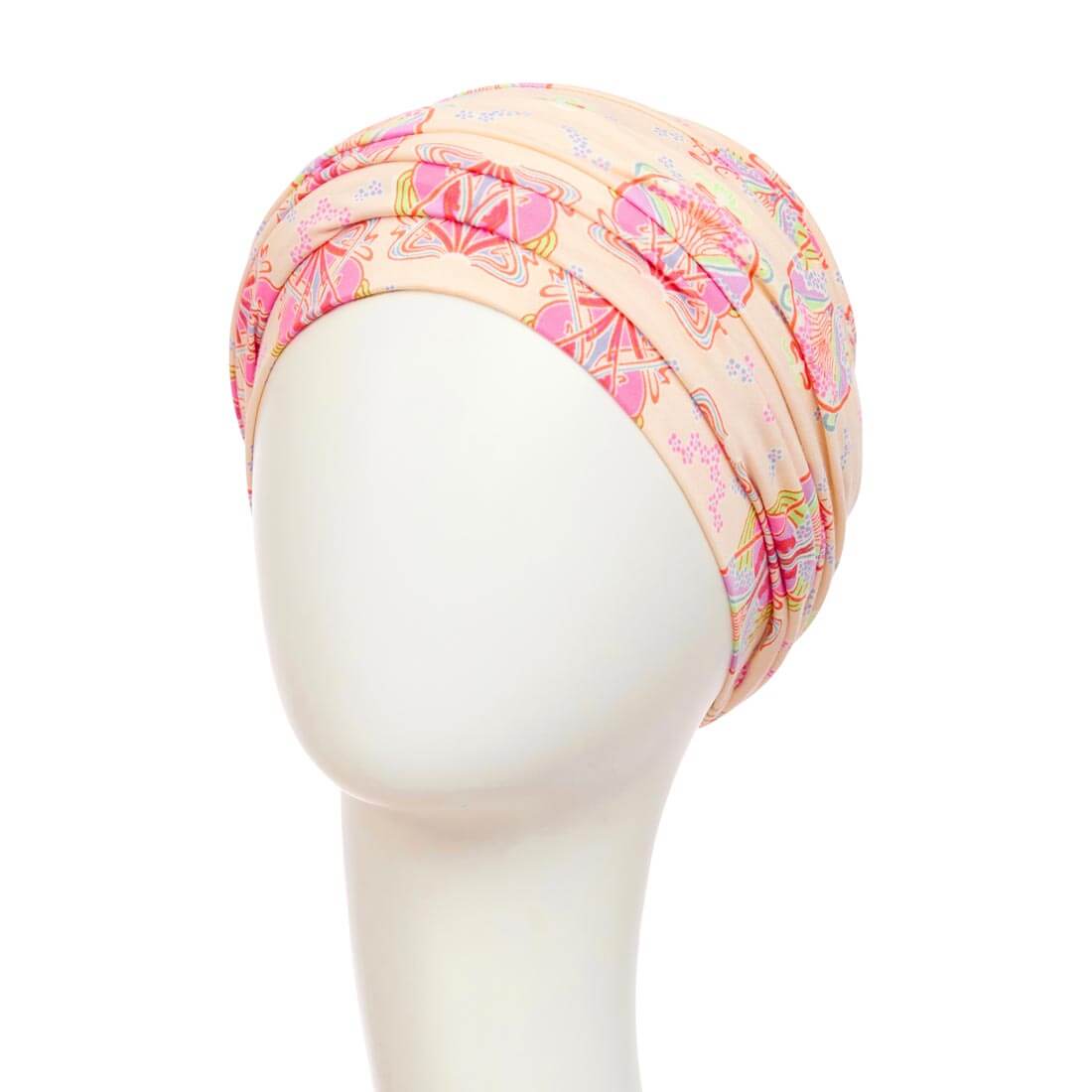 Turban hue med aftageligt pandebånd