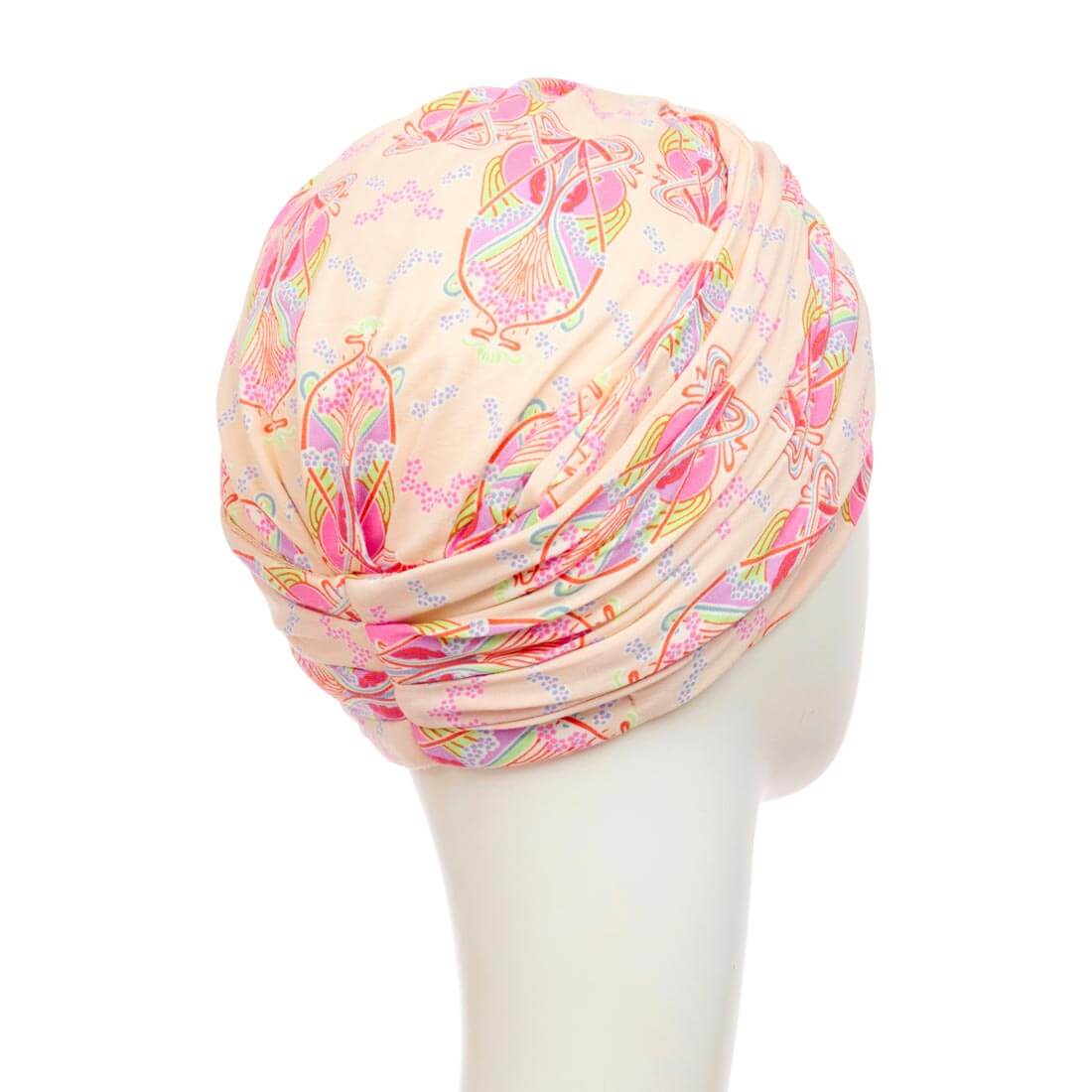 Turban tørklæde med et påsyet pandebånde