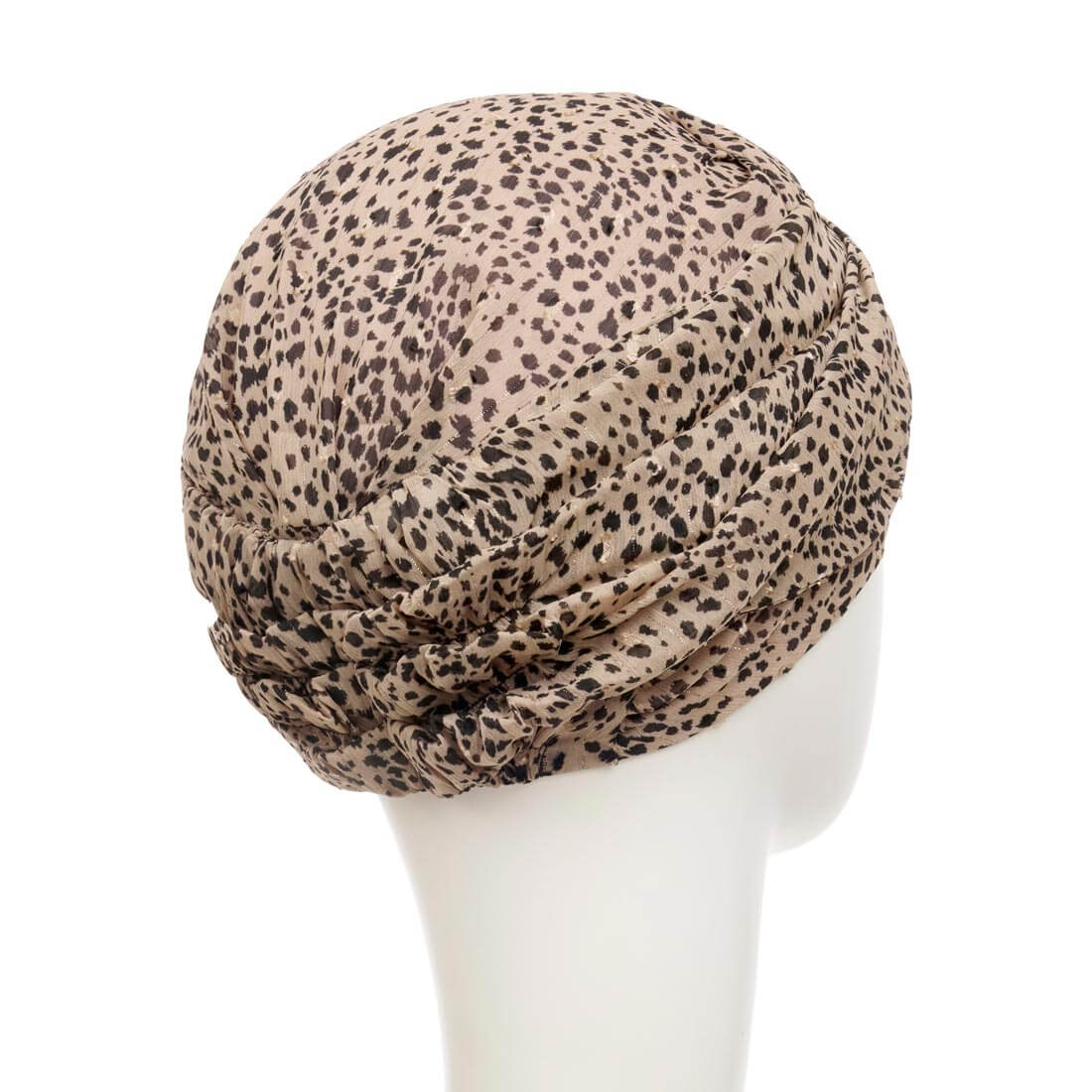 Leopard Sparks turban hue til kvinder med hårtab