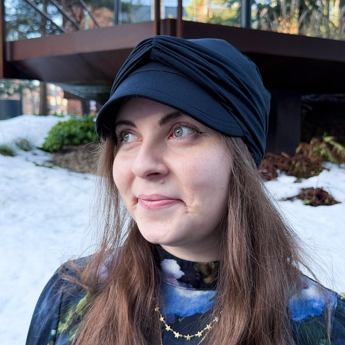 Nova Cap m. pandebånd - Black