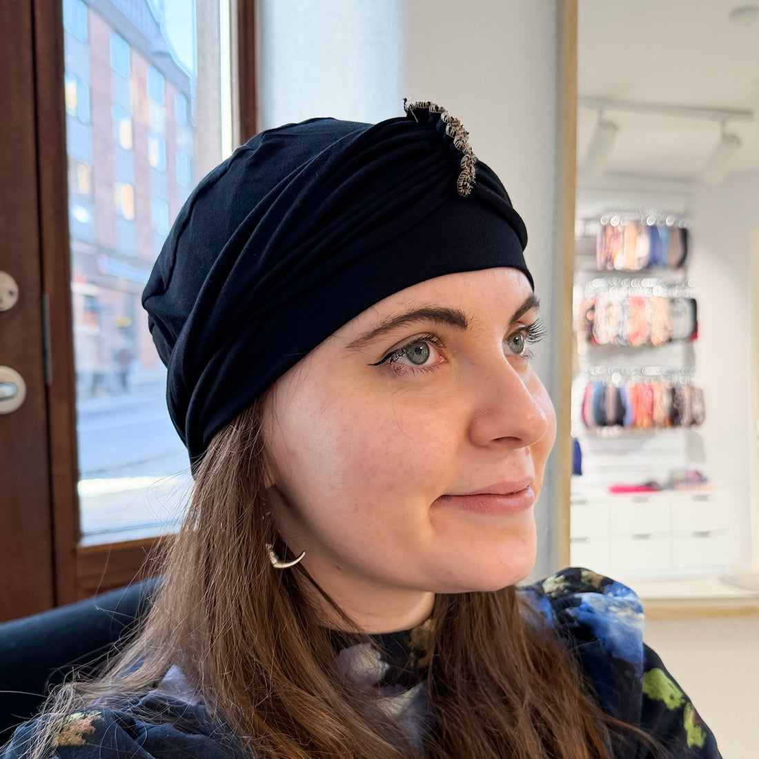 Balance Turban m. hårbånd - Black