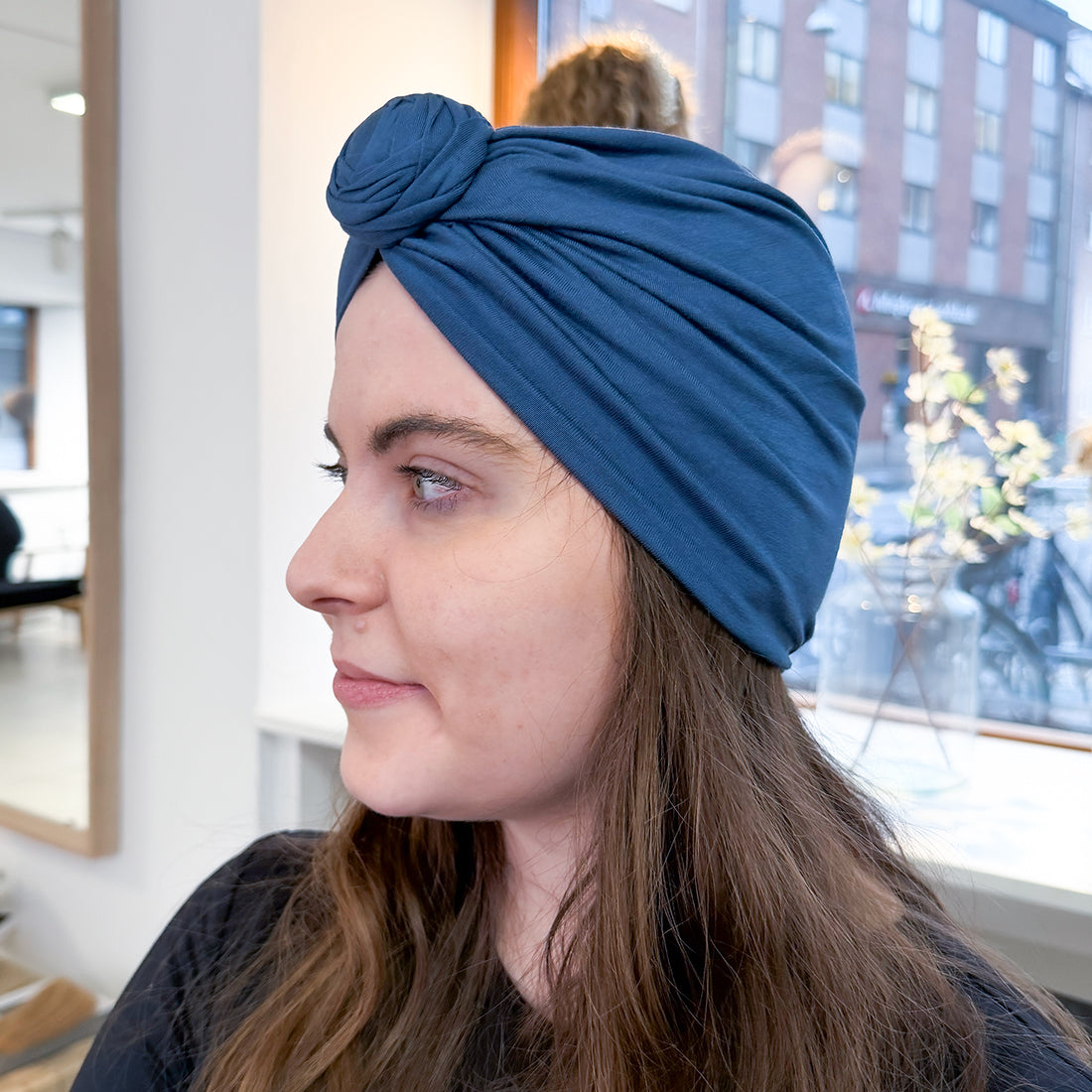 Bloom Turban - Light Blue