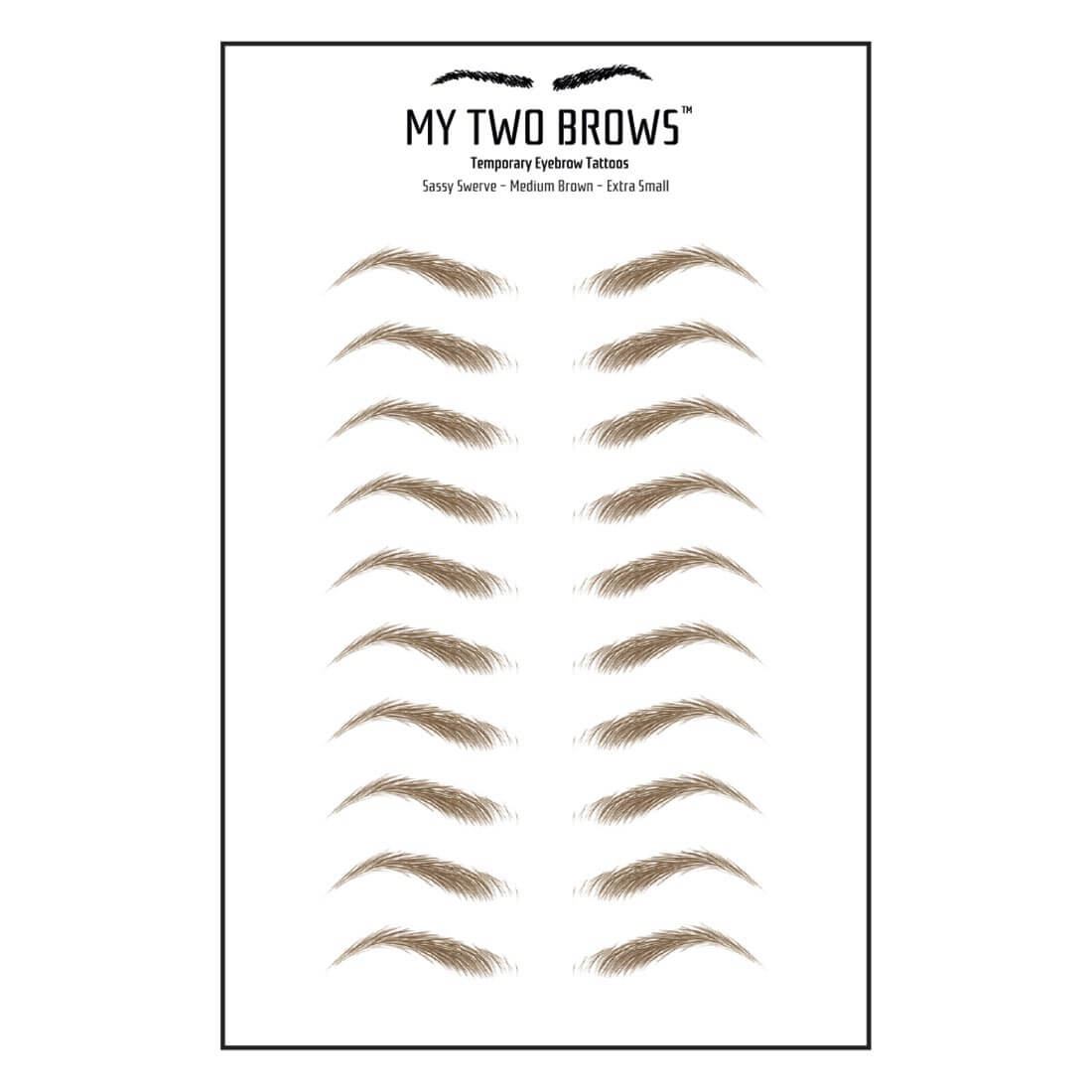 The sassy swerve - 3D eyebrows tattoos