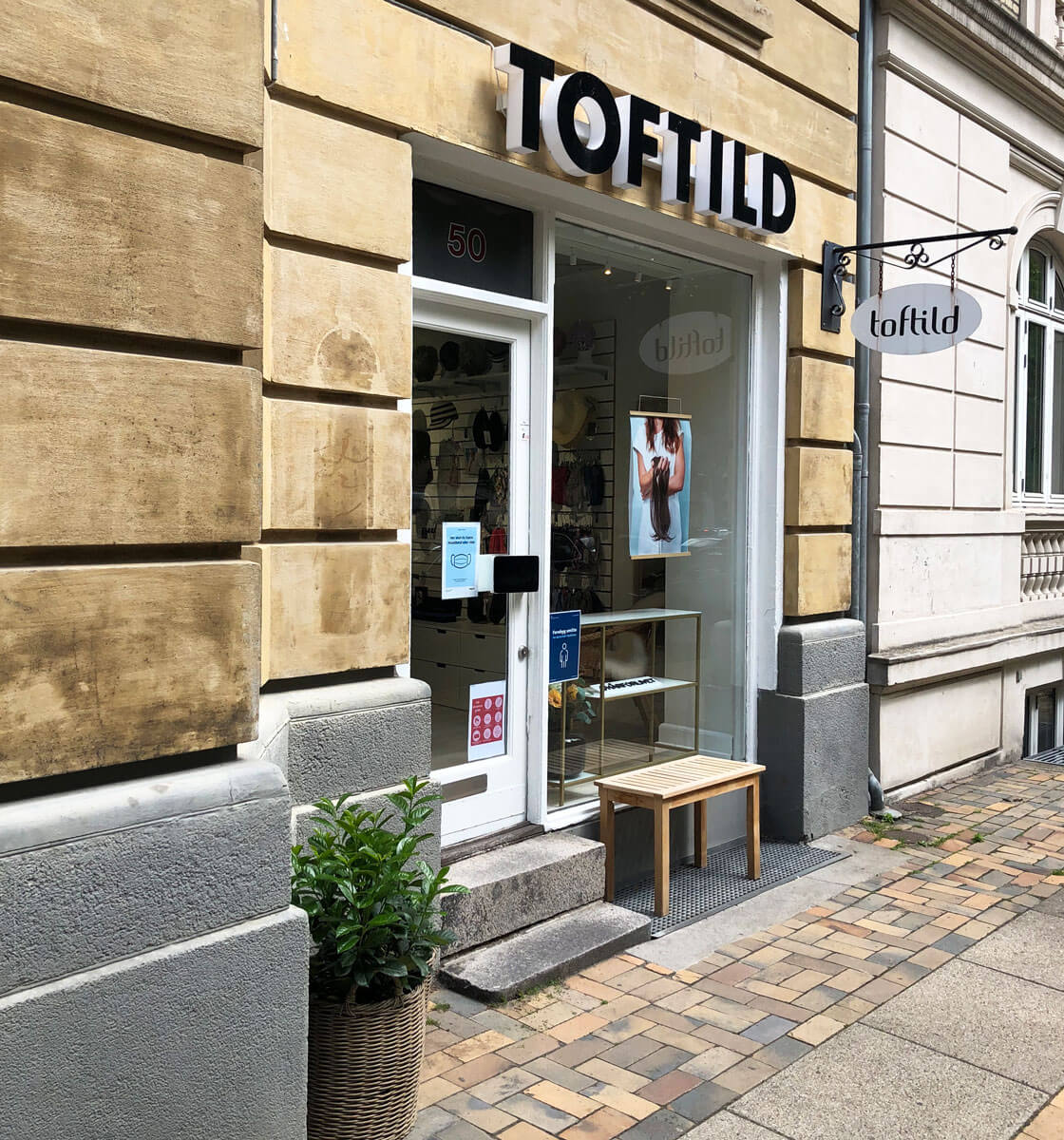 Facaden af Toftild København, Frederiksberg Alle 50