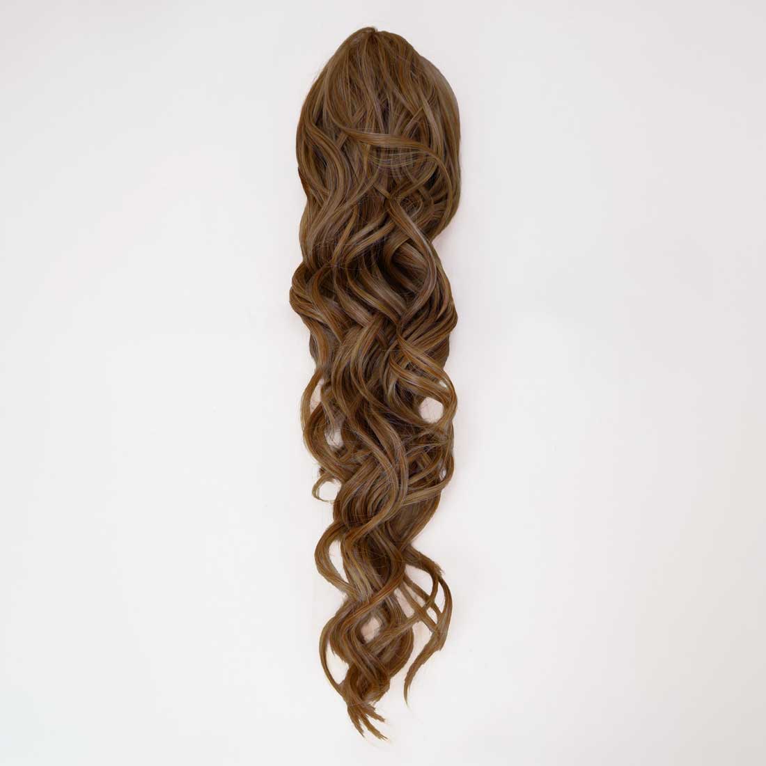 Tropical hestehale extension 50 cm med klemme - Mocca Mix