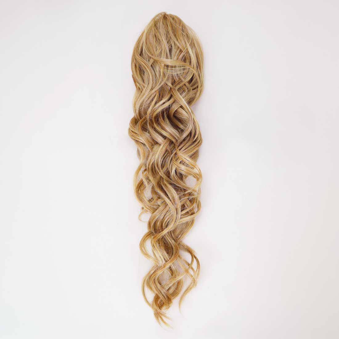 Tropical hestehale extension 50 cm med klemme - Sandyblonde Mix