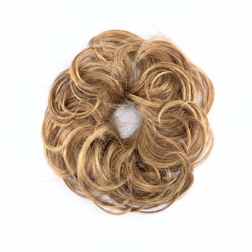 Hårelastik med hår - Sahara Beige Mix