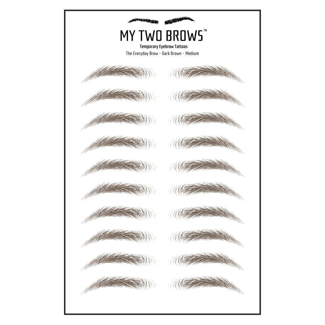 Confident Contour My Two Brows Øjenbrynstatoveringer