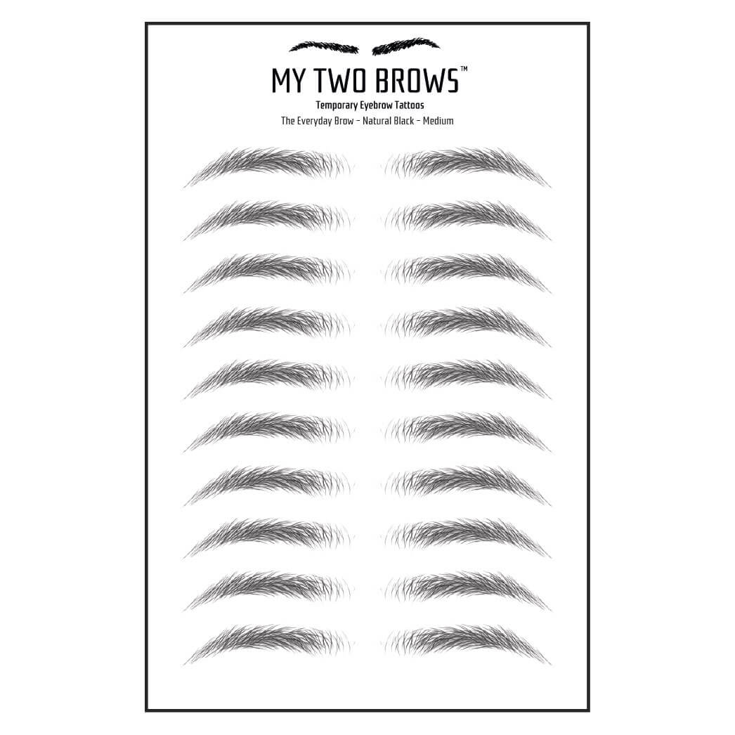 Confident Contour My Two Brows Øjenbrynstatoveringer
