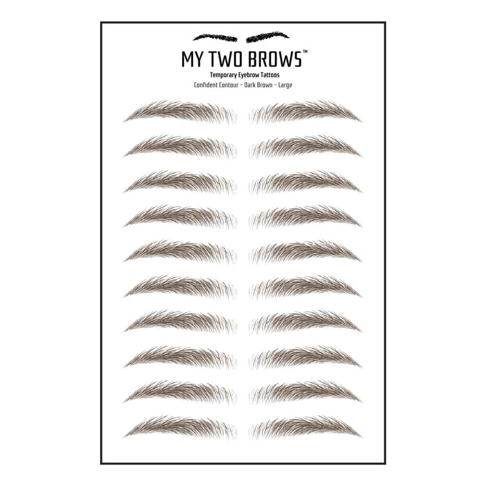 Confident Contour My Two Brows Øjenbrynstatoveringer