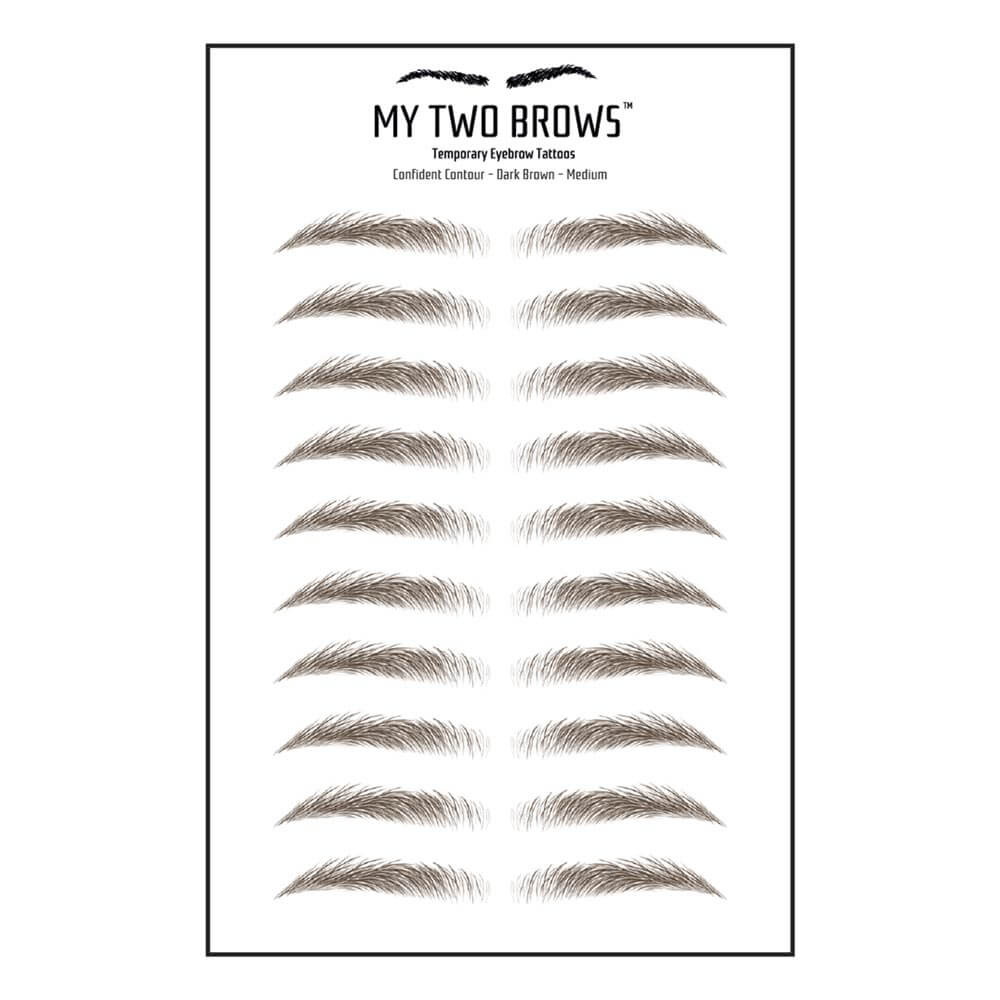 Confident Contour My Two Brows Øjenbrynstatoveringer