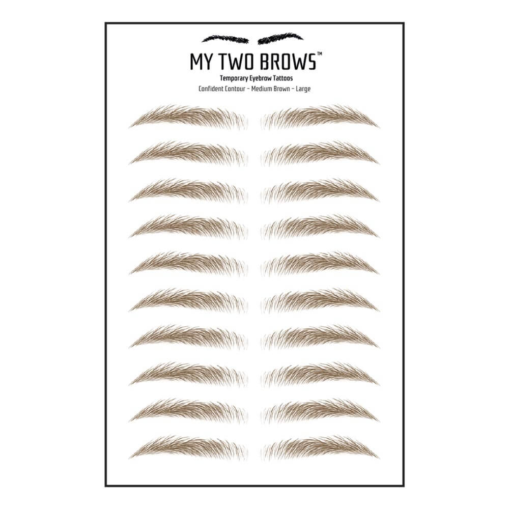 Confident Contour My Two Brows Øjenbrynstatoveringer