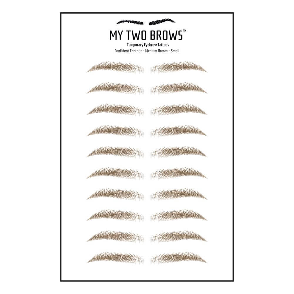 Confident Contour My Two Brows Øjenbrynstatoveringer