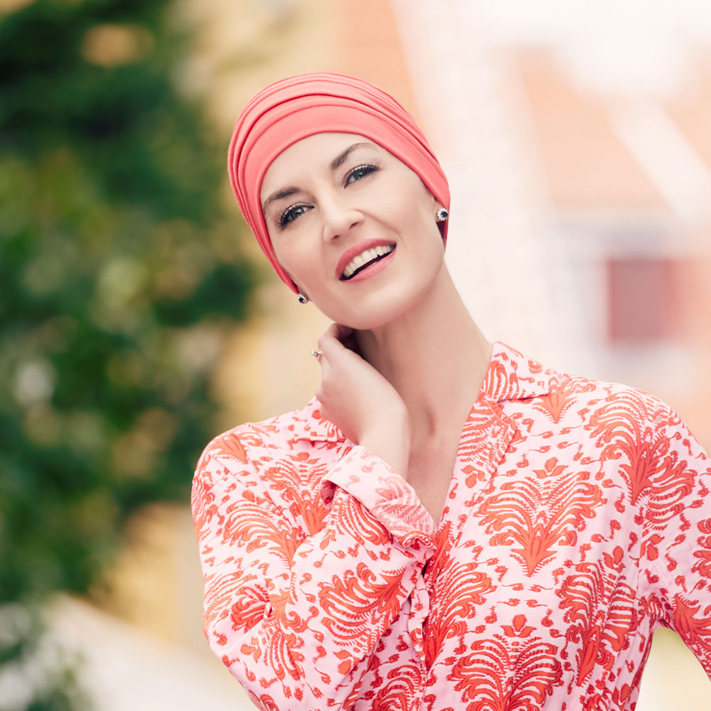 B.B. HocBea Turban, Raspberry red