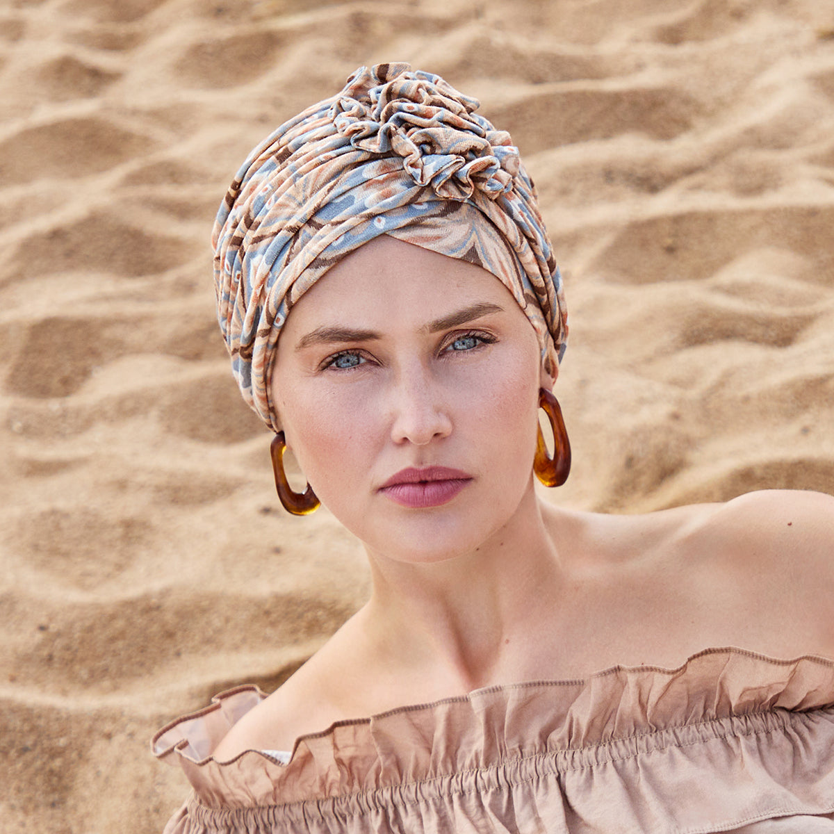 HocLotus Turban - Touch of Gold