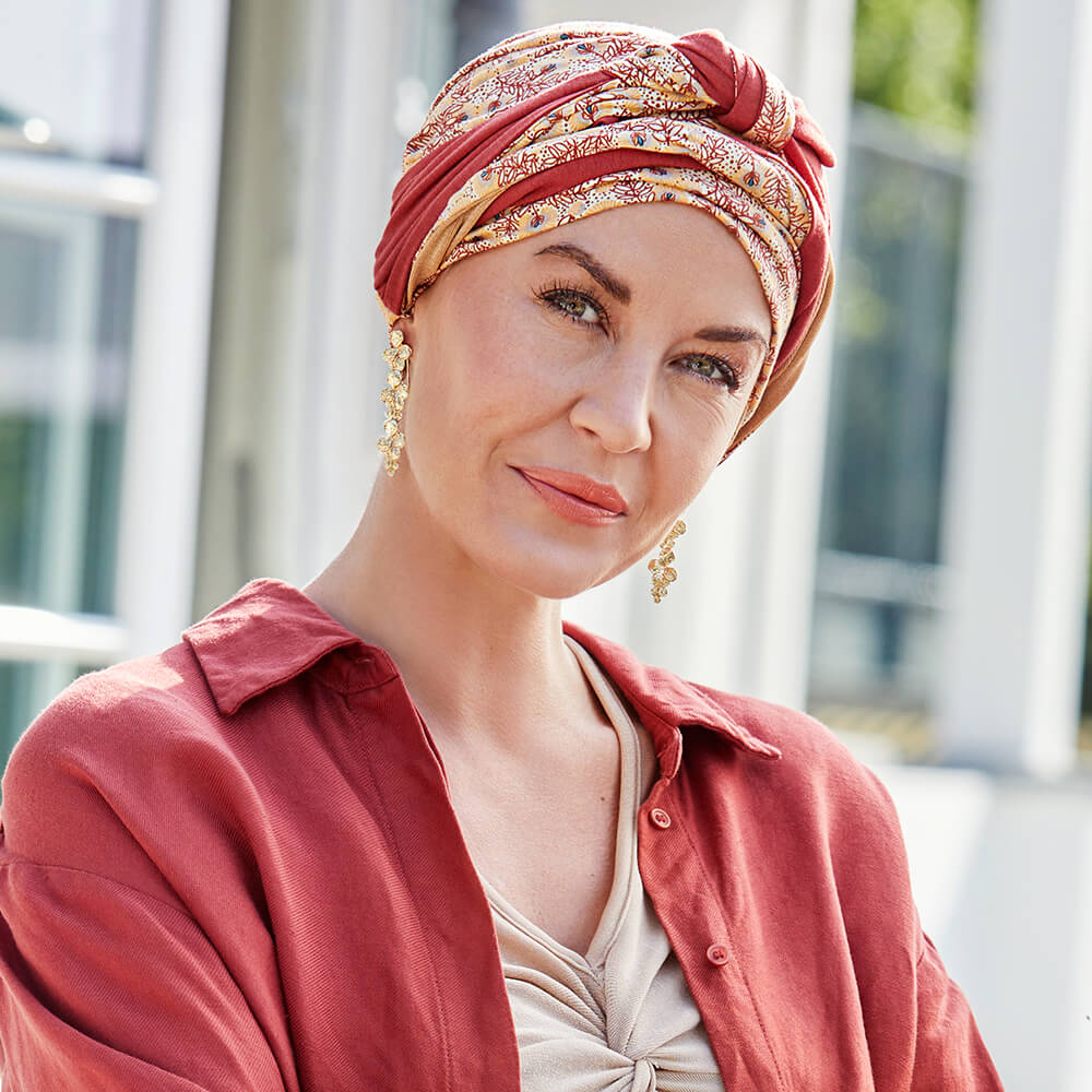 Smuk Beatrice Turban til kvinder med hårtab 