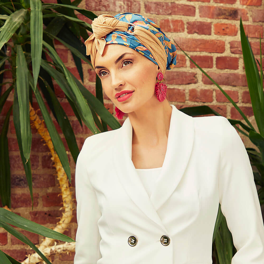 Sienna turban med langt bånd