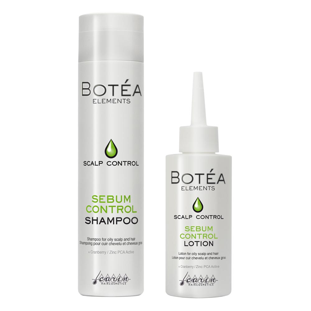 Sampak af BOTÈA Sebum shampoo og lotion mod fedtet hår