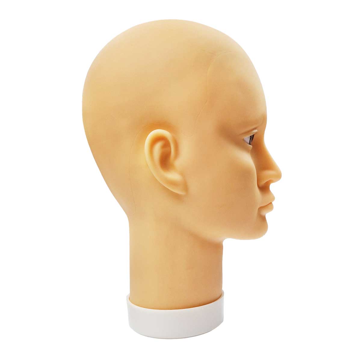 Wig head, holding and needles
