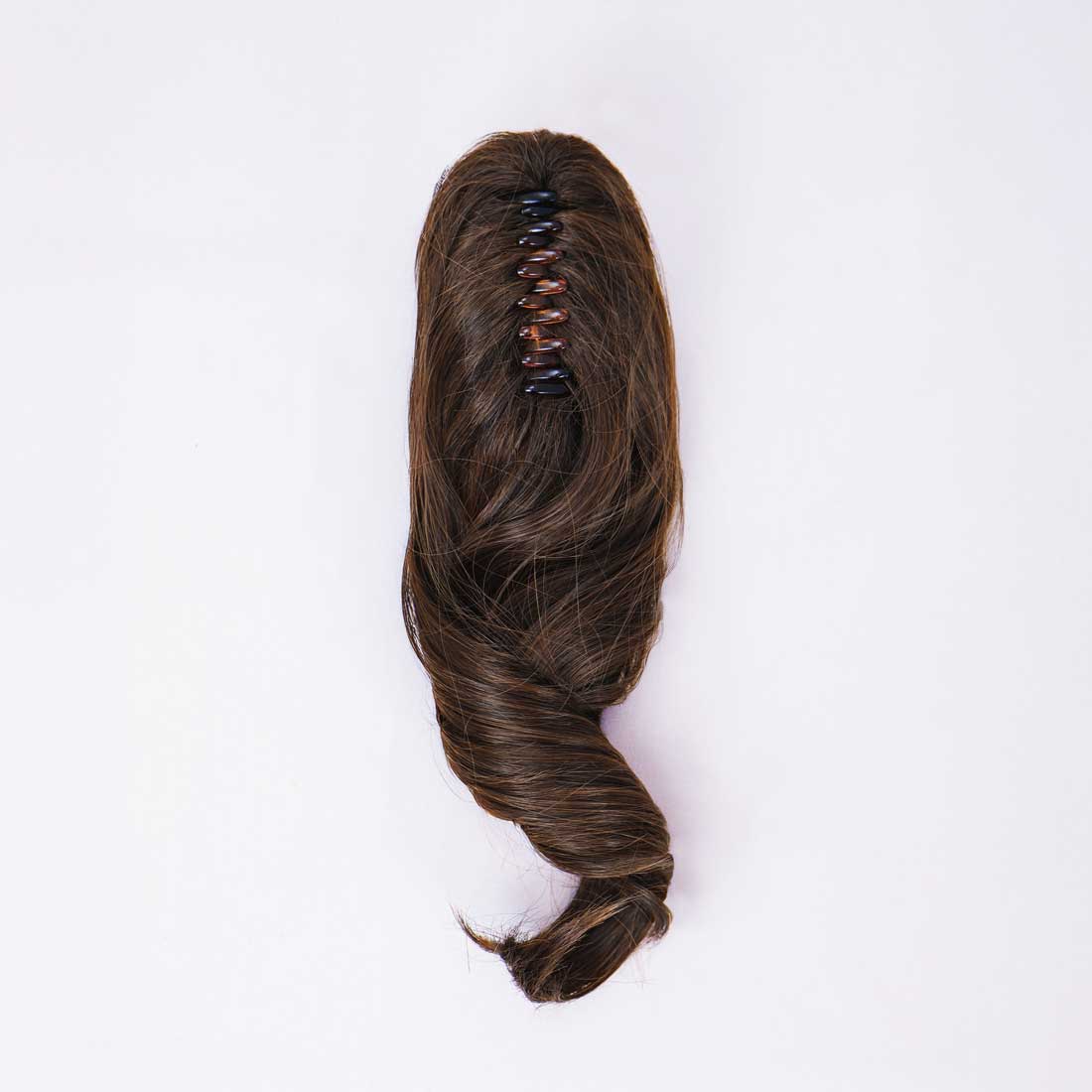 Frizzante hestehale extension med klemme - Chocolate Mix