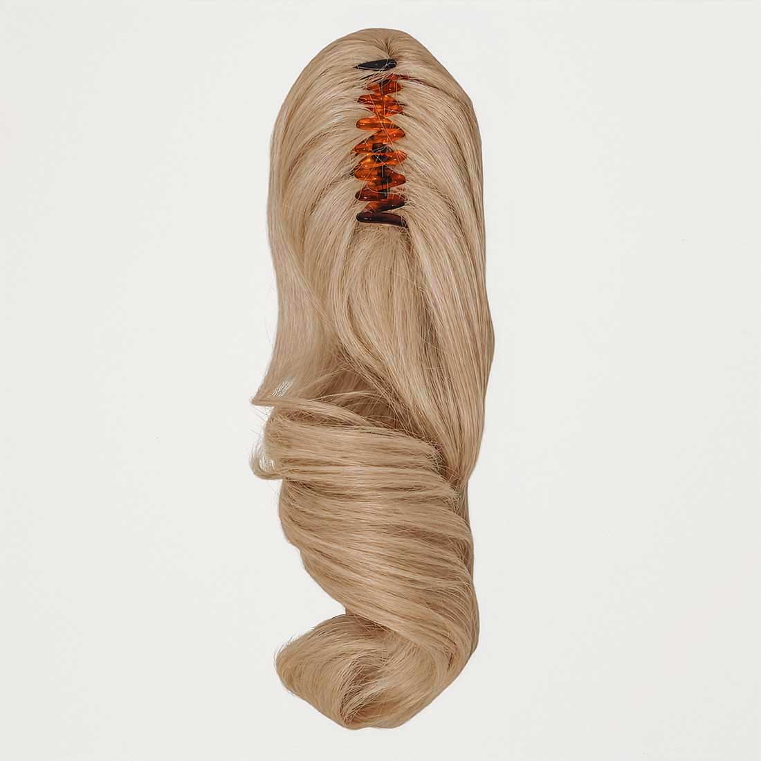 Frizzante hestehale extension med klemme - Pastelblonde Mix