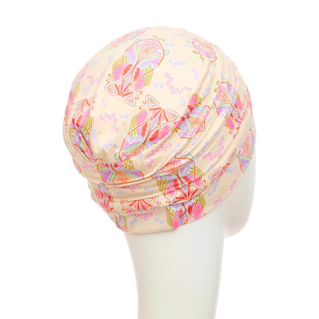 Kemohue i lyse farver med pink