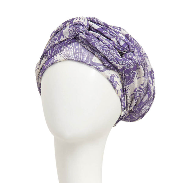 HocAmber Boho Turban Set, Purple Romance