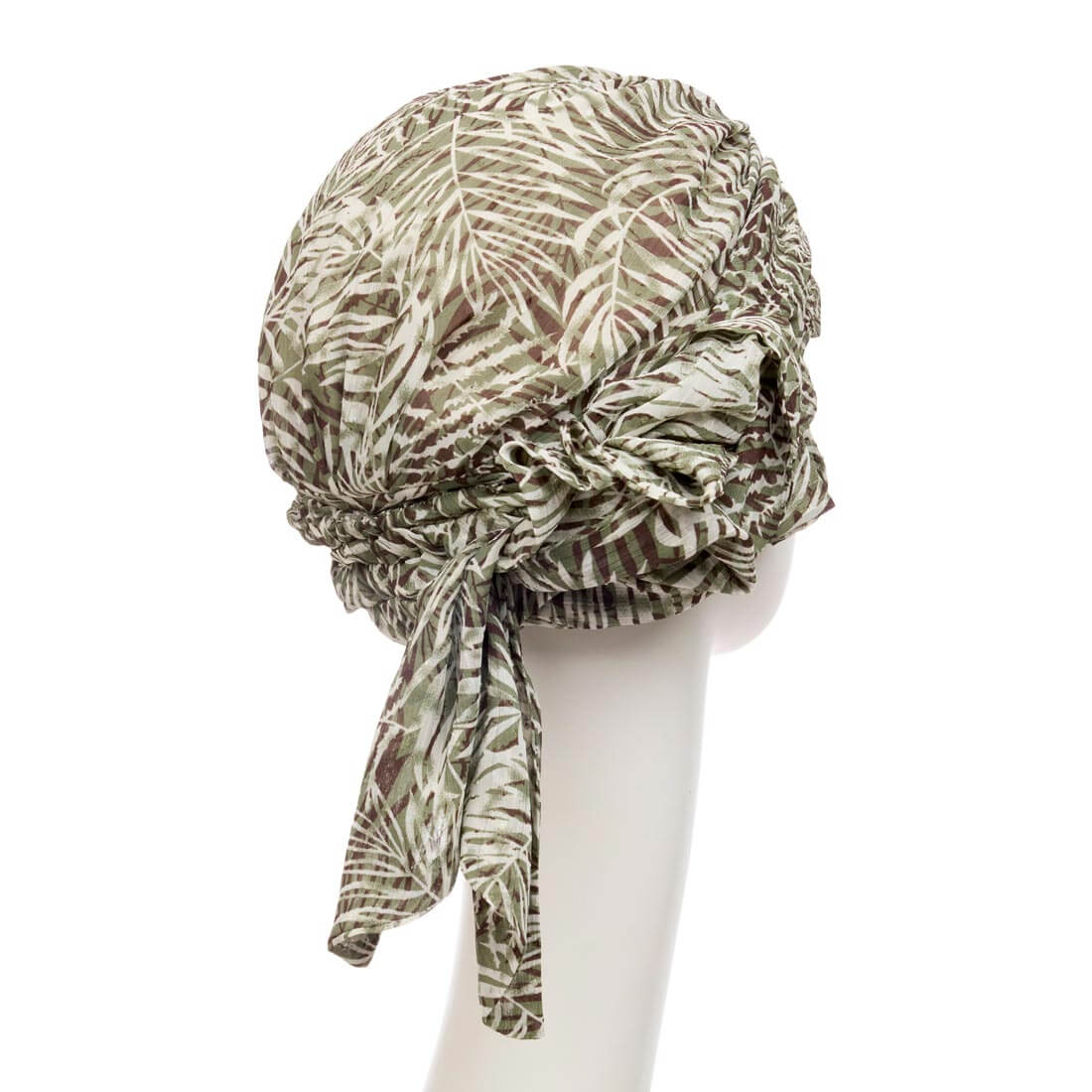 Smuk turban i et let stof og med et aftageligt pandebånd