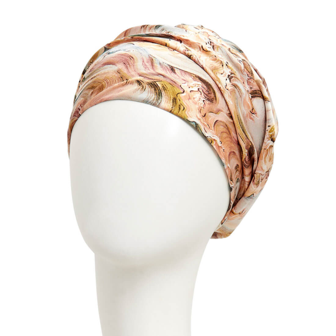 Avalon Turban, Soft Pastel Rose uden pandebånd