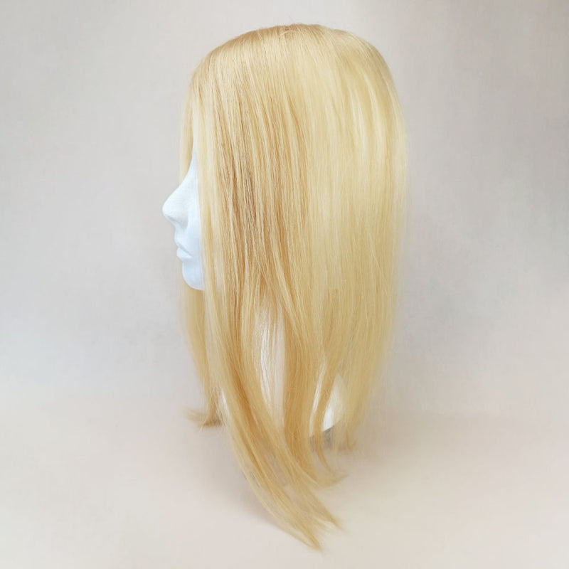 Blond top extension Smart Part fra Hairtalk. 40 cm lang.