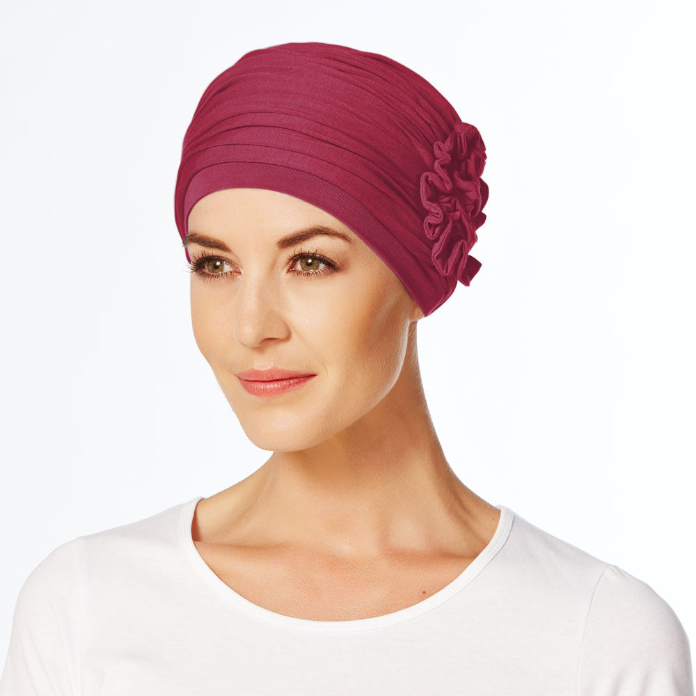 HocLotus Bambus Turban - Rød