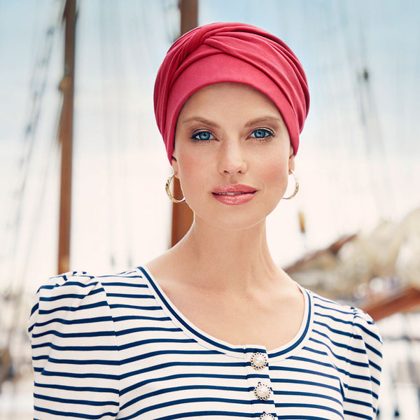HocMila Turban, Lipstick Red