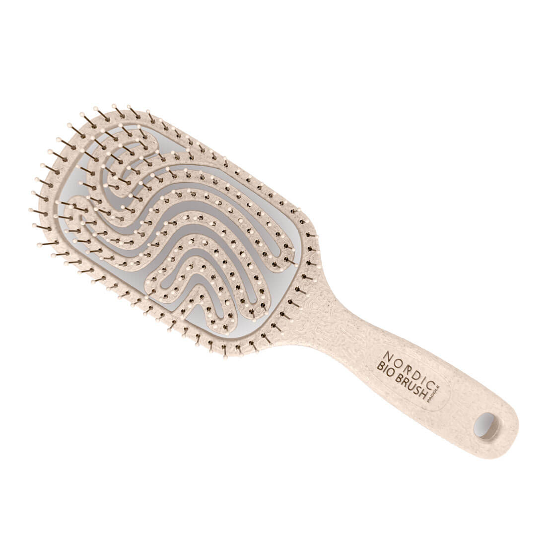Nordic Bio Brush Paddle Råhvid