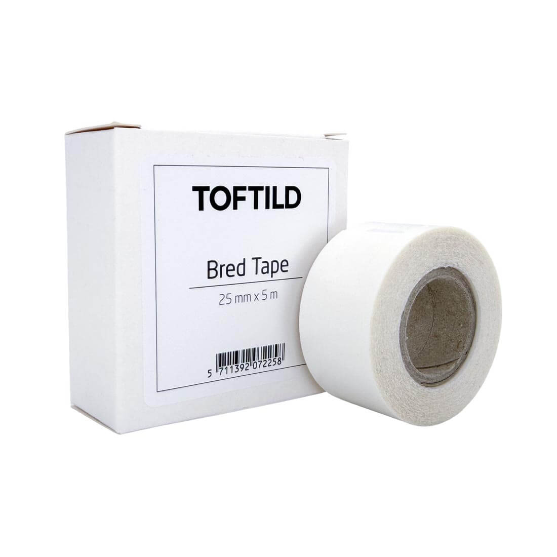 Toftild bred paryktape, der anvendes til toupe, paryk og hair toppere