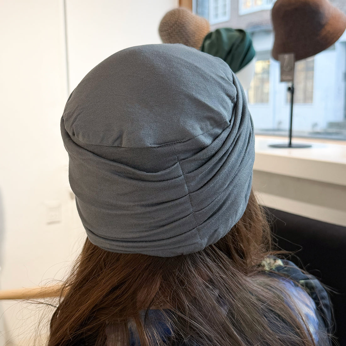 Balance Turban m. hårbånd - Grey