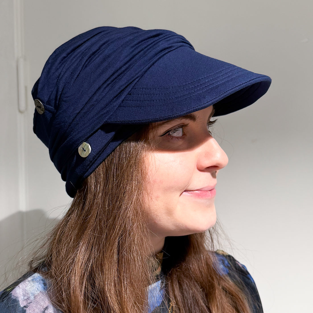 Liva Cap Headband - Navy Blue