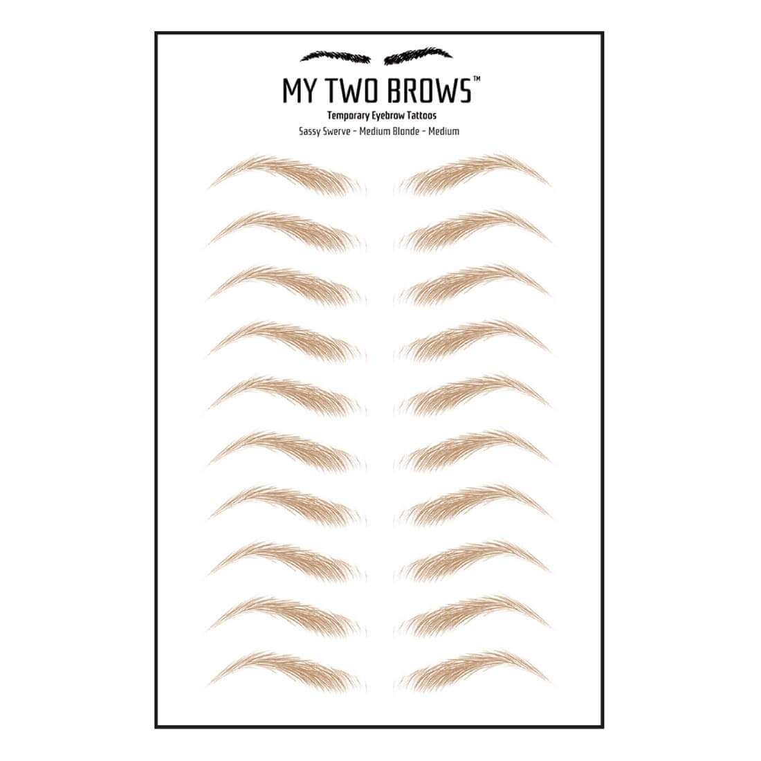 The sassy swerve - 3D eyebrows tattoos
