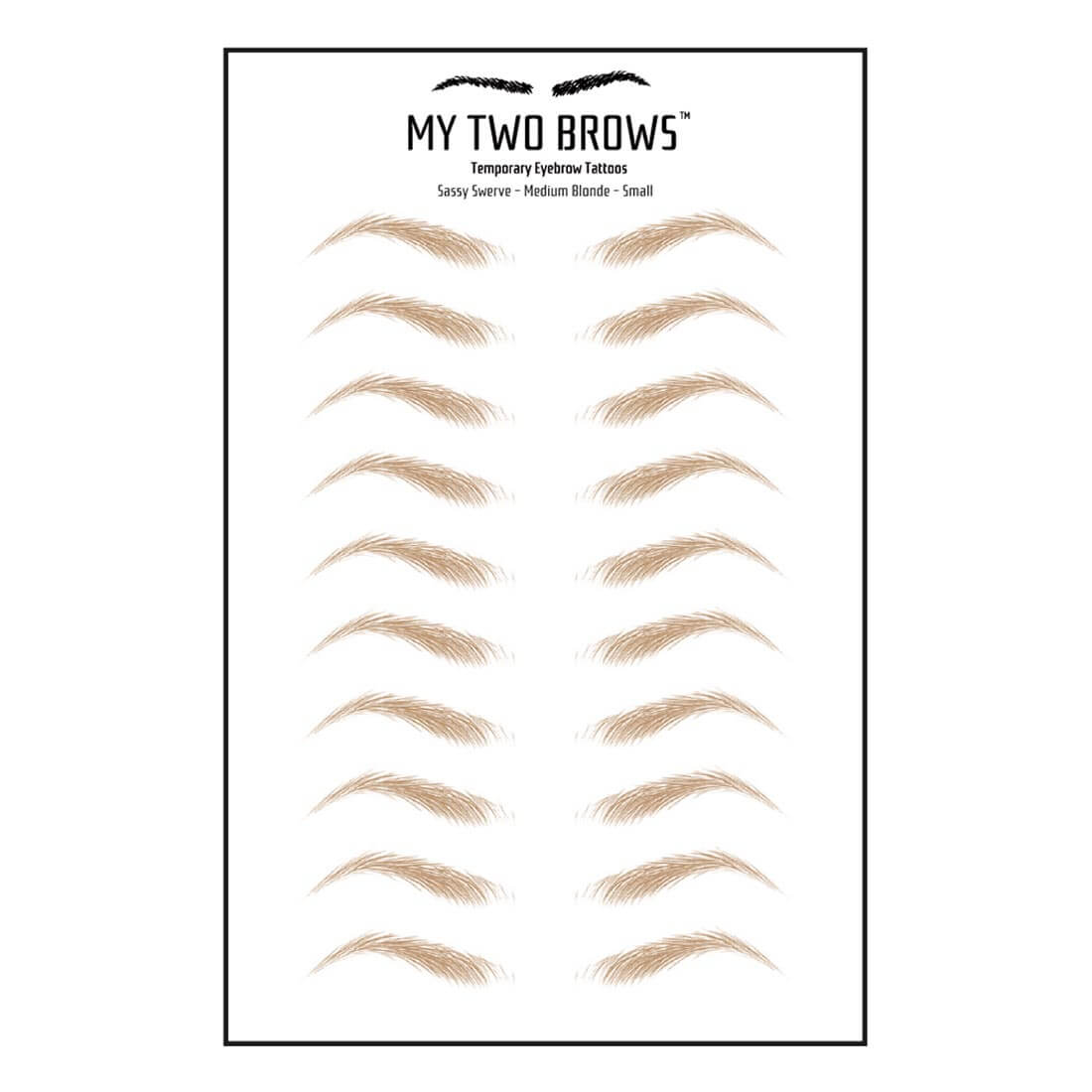 The sassy swerve - 3D eyebrows tattoos