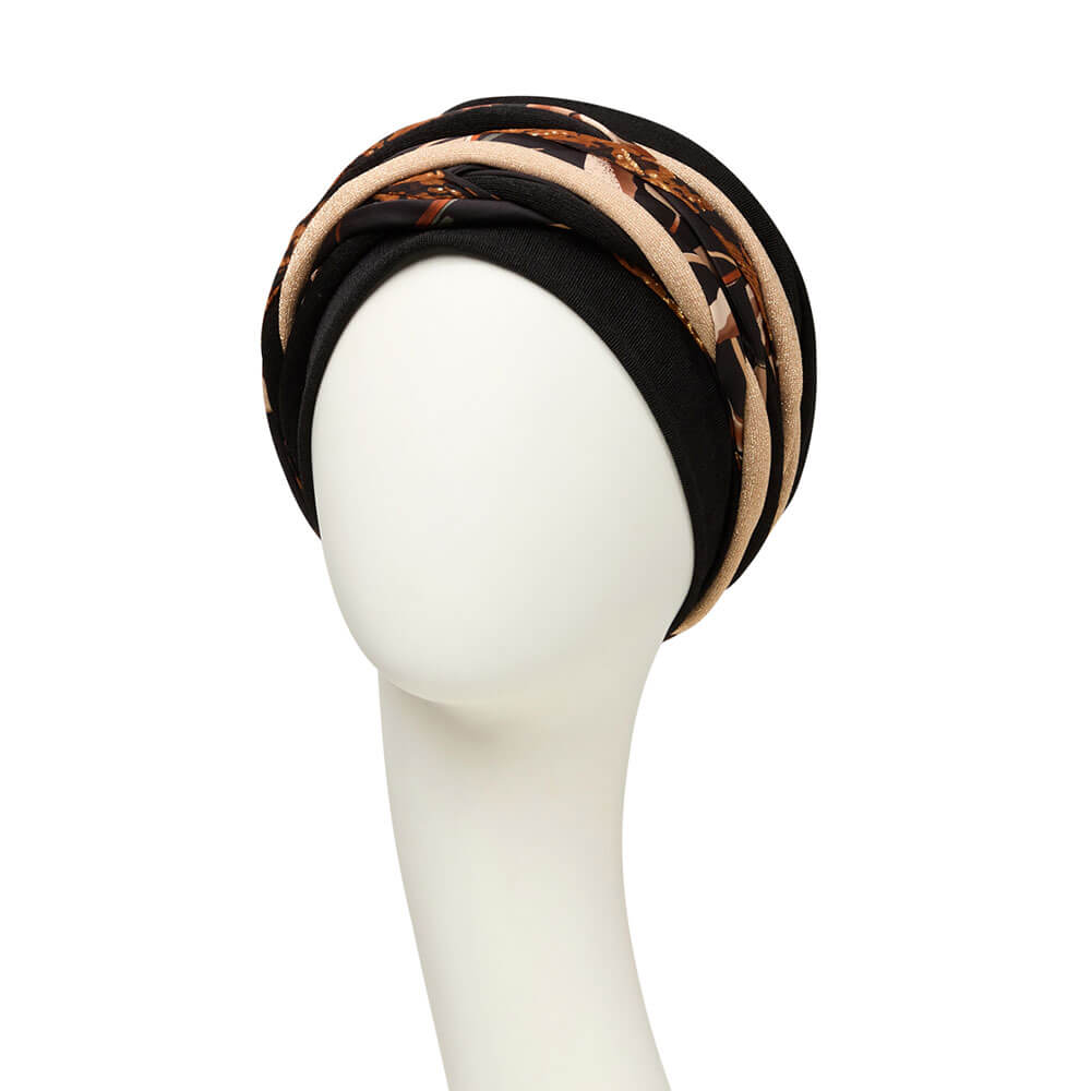 Scarlet Turban med elegant og fyldigt pandebånd.