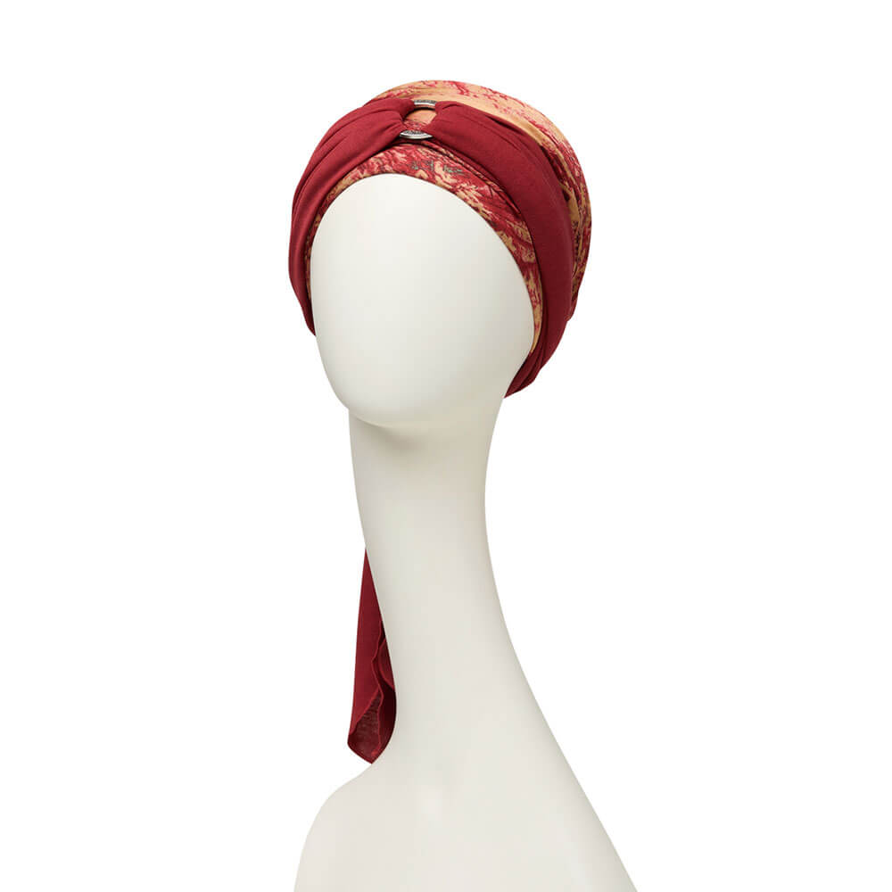 Sienna turban med langt bånd
