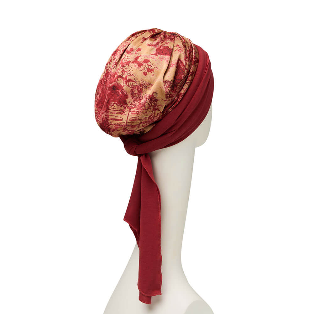 Sienna turban med langt bånd