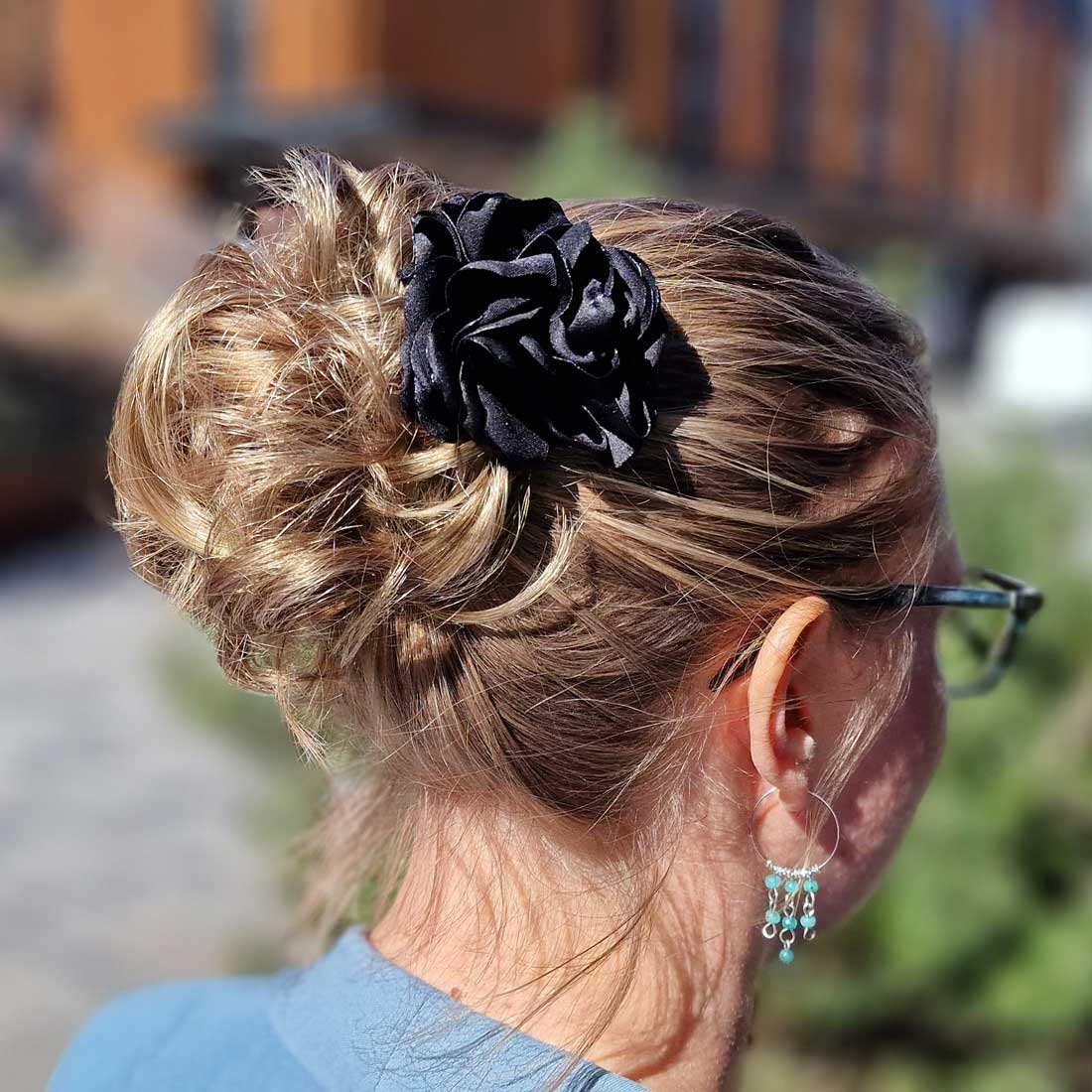 Hårelastik med hår - Sandy Blonde Mix